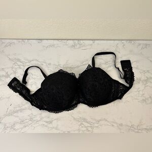 Cato Dreamwear Women’s Black Lace Bra Size 42C Love Your Curves Padded Lace​